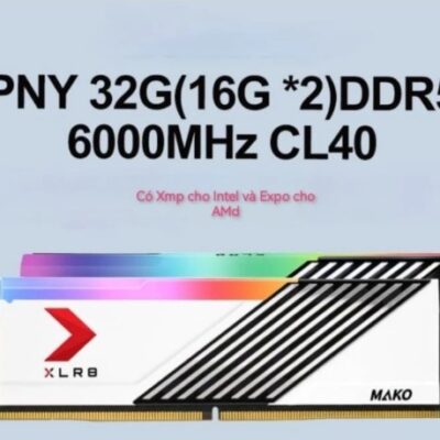 Bộ nhớ Kit Ram DDR5 PNY XLR8 MAKO Gaming CL36 16gb*2 Buss 6000 support Expo vs Xmp