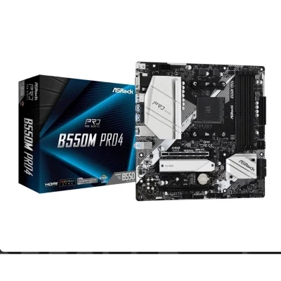 Bo mạch chủ Mainboard Asrock B550m Pro 4 New box ,hàng nhập khẩu- Bảo hành 36 tháng