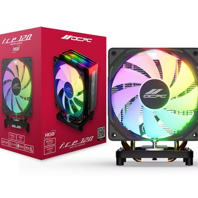 Tản nhiệt khí OCPC ICE - 120XE Black RGB OCCICE120XERBK
