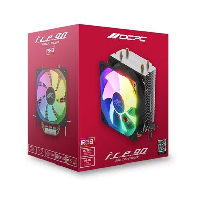Tản nhiệt khí OCPC ICE - 90 Black RGB - OCCICE90RBK